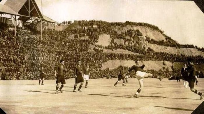 The legendary Nou Camp stadiums in Barcelona, 1925.