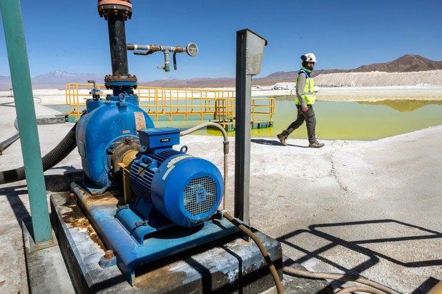 Chile currently is the largest lithium producer in the world.