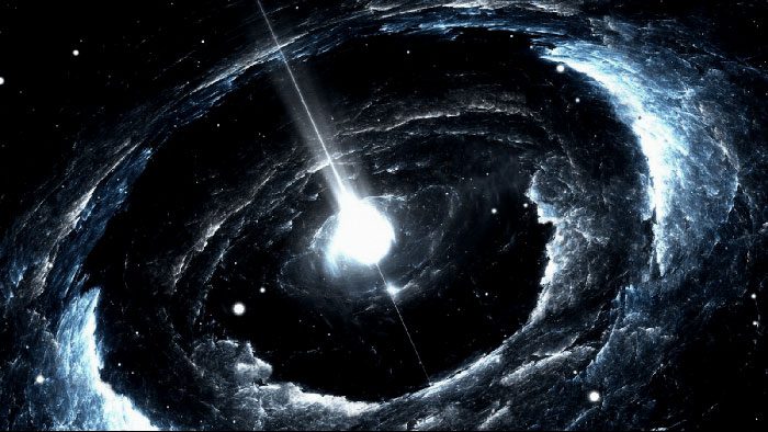 If a star is large enough, it can collapse in on itself to form a black hole.