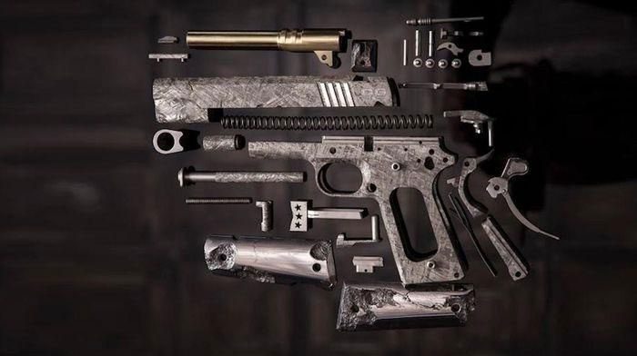 The imperfections of the gun create a unique beauty.