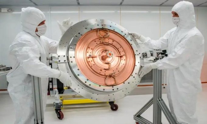 X-ray laser gun powering the LCLS-II machine.