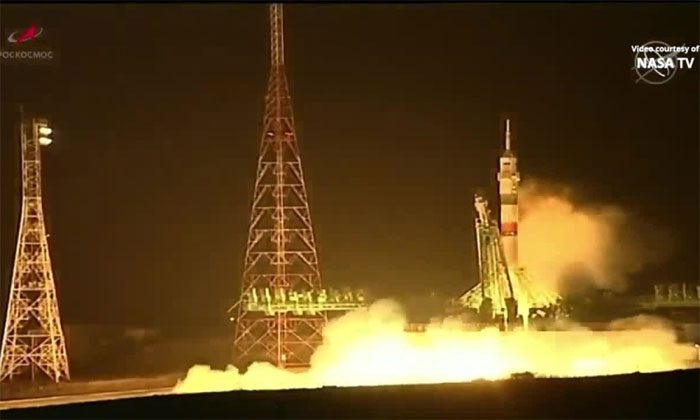 The Soyuz MS-23 departs for the International Space Station (ISS).