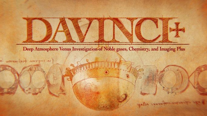 Illustration of the preliminary structure of the DAVINCI spacecraft