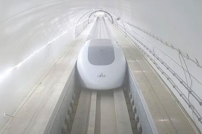 China successfully tests magnetic levitation train just 9 months after implementation.