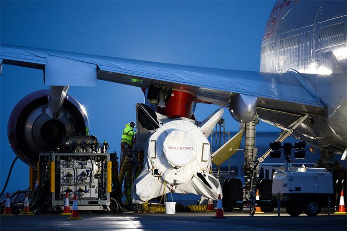 The United Kingdom successfully launches Virgin Orbit's LauncherOne rocket in Newquay.