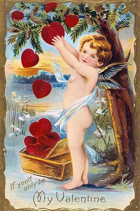 Cupid is one of the essential deities of Valentine's Day.