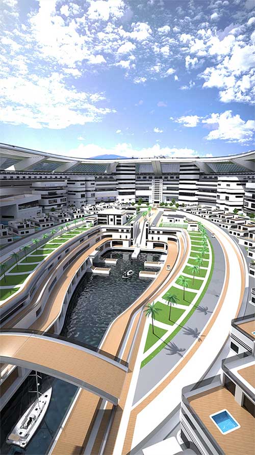 "This artificial wonder will become the ideal retreat for the ultra-wealthy in the future