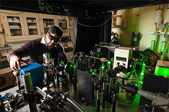 Room temperature superconducting material experiments by the research team.
