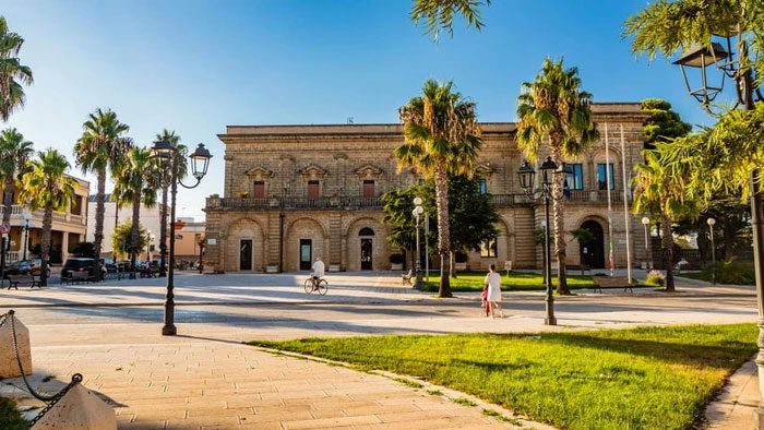 This town is located in the beautiful natural landscape of the Salento region in Southern Italy