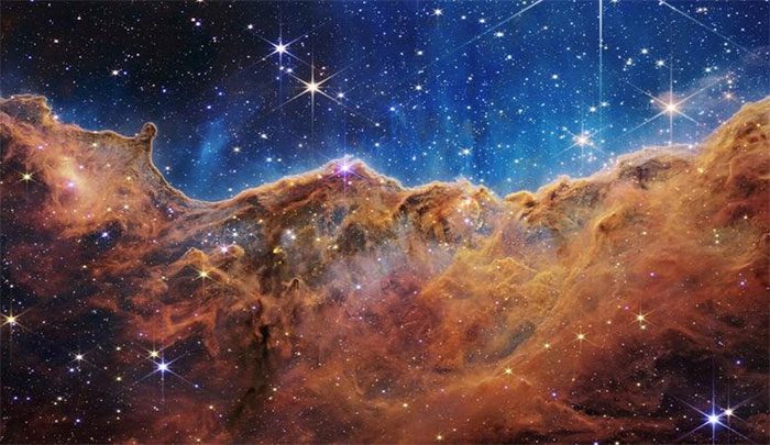 NGC 3324 Galaxy (Cosmic Cliffs) in the Carina Nebula