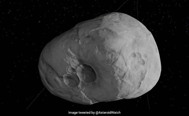 Asteroid image captured by the AsteroidWatch system.