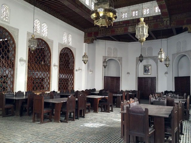 Inside Al-Qarawiyyin Library