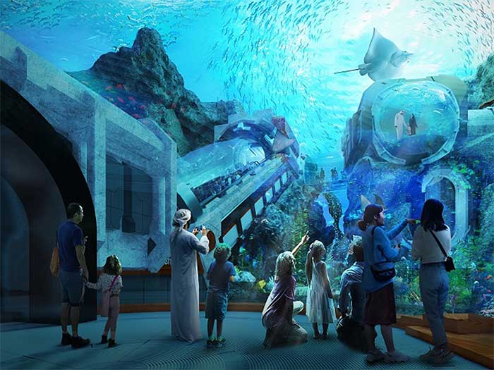 thuy cung SeaWorld Abu Dhabi 1