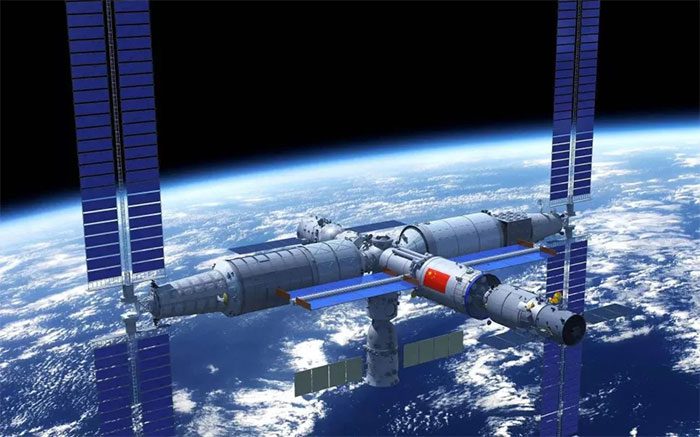 Image of the Tiangong space station