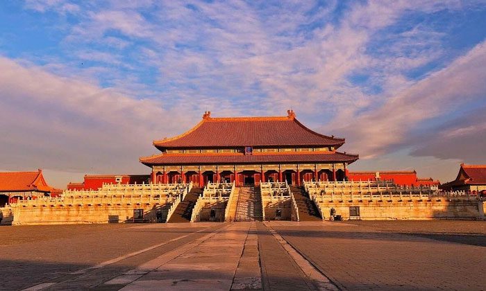 The Forbidden City is one of the most famous structures in the country.