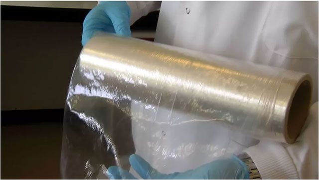 Biodegradable bags made from chitosan film