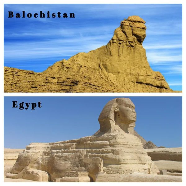 Balochistan Sphinx, also known as the "Lion of Balochistan"