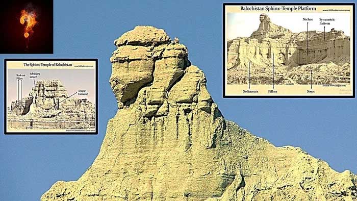 The Balochistan Sphinx also has recognizable forelegs in a reclining position