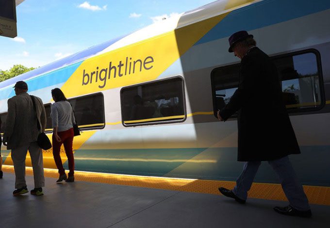 The new high-speed rail project named Brightline West.