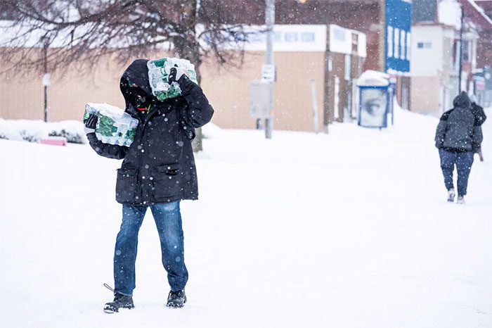 The National Weather Service predicts snow will continue in Erie County in the coming days.