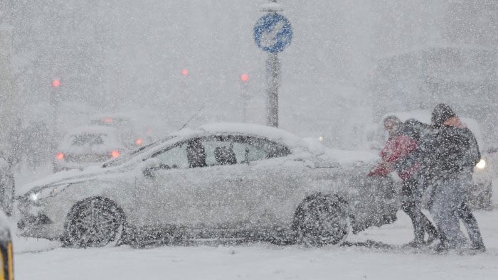The deep cold feeling partly comes from the sudden transition from autumn to winter