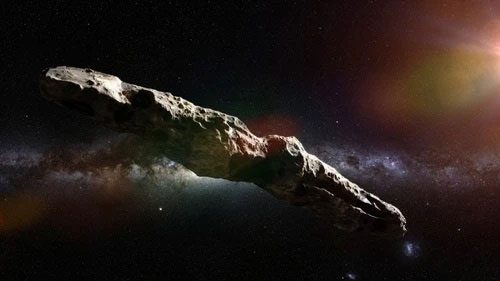 Oumuamua is thought to be a hydrogen-rich 'ice block'.