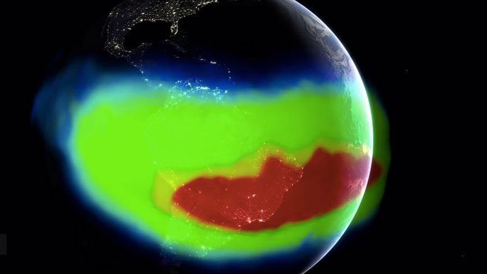 "Magnetic dip" named "South Atlantic Anomaly"