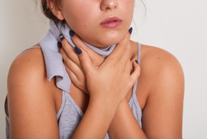 Many people self-prescribe antibiotics for sore throat even when the illness is viral.