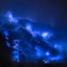 volcano ijen in indonesia erupts blue lava 126688