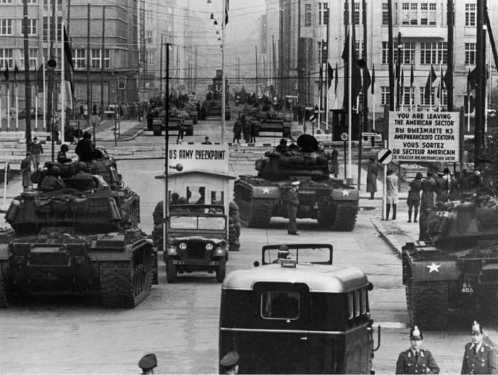 Tanks in Berlin.