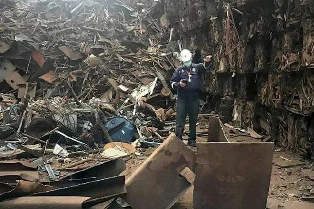 Radiation detected at the largest metal workshop in Prachinburi Province.
