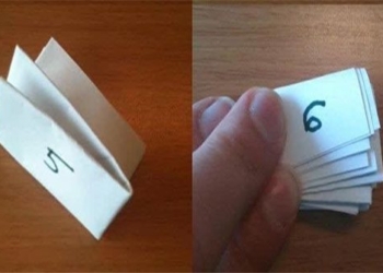you can double a piece of paper how many times 125195