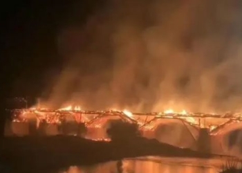 900 year old wooden bridge in china damaged