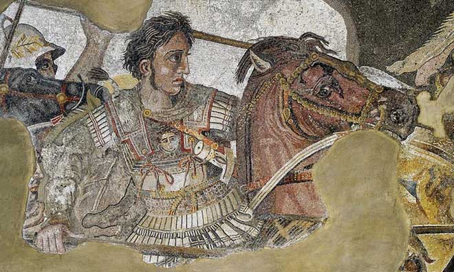 Portrait of Alexander the Great, one of the early ice cream enthusiasts