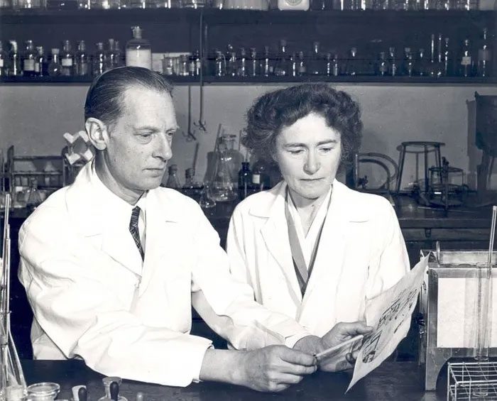 The Coris both shared a passion for laboratory research.