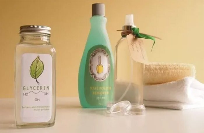 Glycerin is most commonly used in skincare.