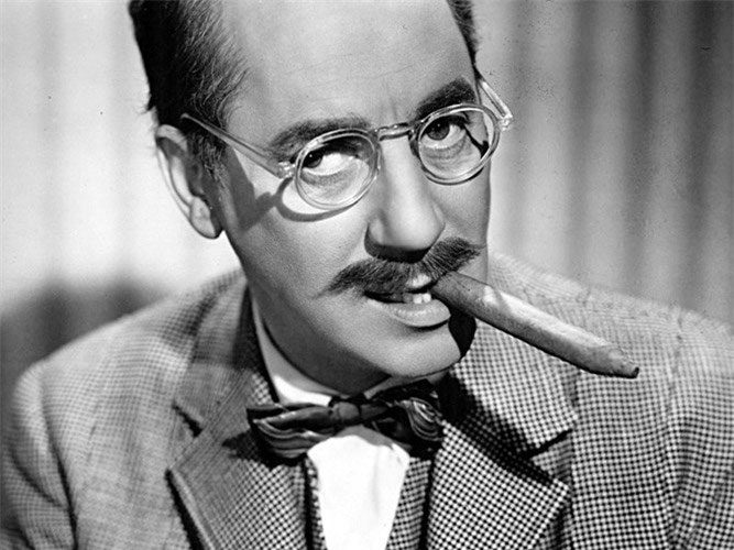 Comedian Groucho Marx