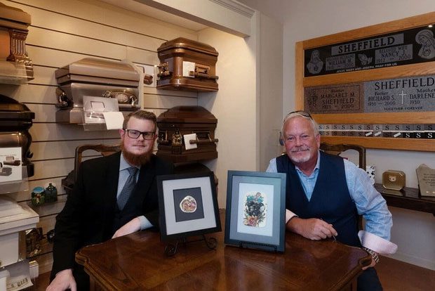 Kyle Sherwood (left) and his father now operate a company specializing in this service.