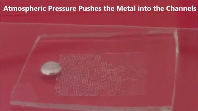 This material can be used to create circuits that can change the layout of wiring systems.