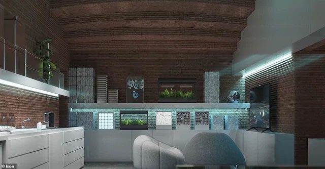 "Living space" of 158 square meters, called Mars Dune Alpha
