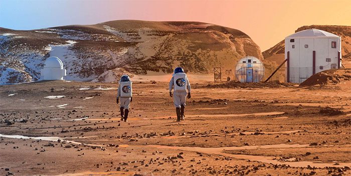 Some people have considered the possibility of relocating to another planet.