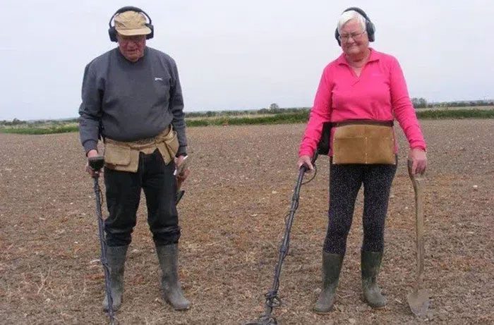 Mr. Phil Castle (71 years old) and his wife Joan (70 years old)