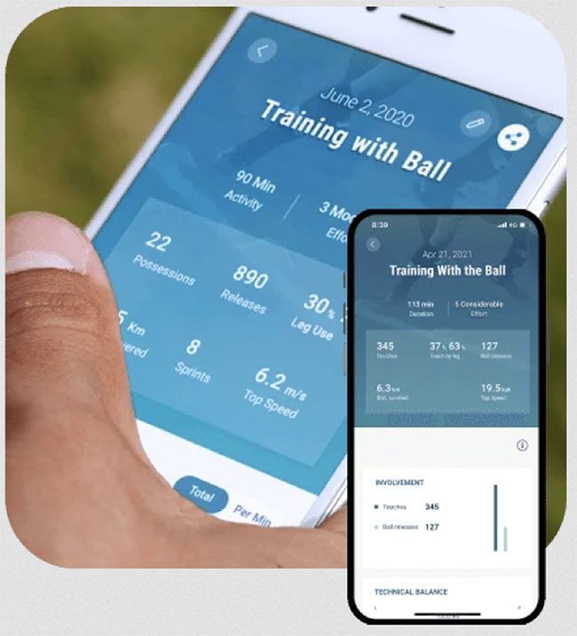 Your data will automatically sync with the app.
