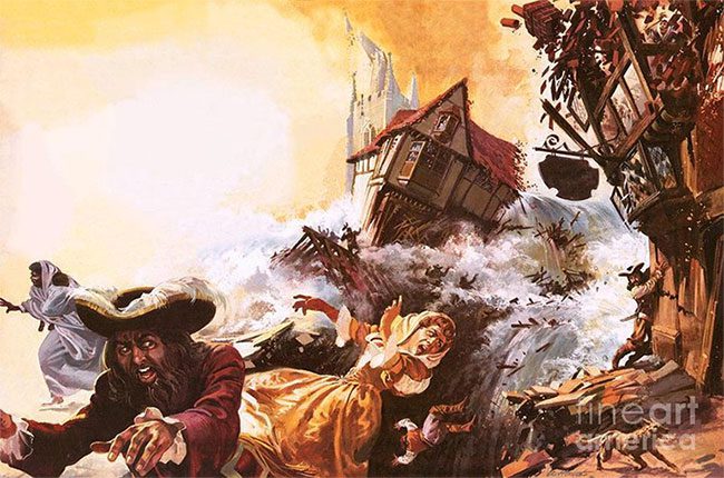 The earthquake and tsunami destroyed Port Royal, ending the era of the 'pirate paradise'.