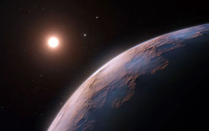 Graphic representation of the newly discovered planet