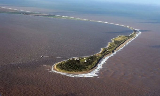 Ravenser Odd is believed to be located near Spurn Point at the mouth of the Humber River.
