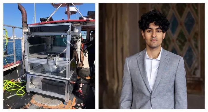 Engineer and co-founder of Shinkei Systems, Saif Khawaja (right).