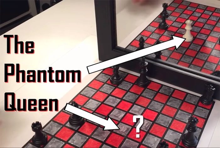 Optical illusion The Phantom Queen.