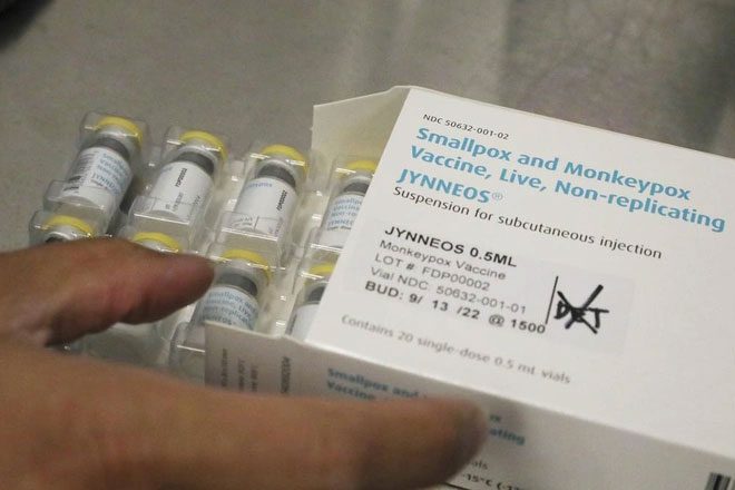 Jynneos vaccine for monkeypox in San Francisco, USA on July 29.