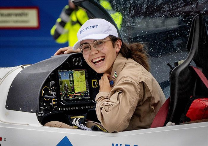 19-year-old pilot Zara Rutherford.